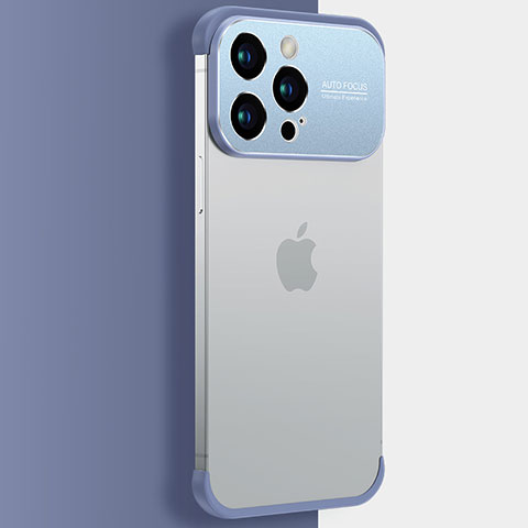 Apple iPhone 15 Pro用ハードカバー クリスタル クリア透明 QC3 アップル ネイビー