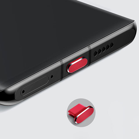 Apple iPhone 15 Pro用アンチ ダスト プラグ キャップ ストッパー USB-C Android Type-Cユニバーサル H08 アップル ローズゴールド