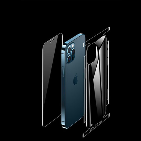 Apple iPhone 16 Pro用高光沢 液晶保護フィルム 背面保護フィルム同梱 F01 アップル クリア