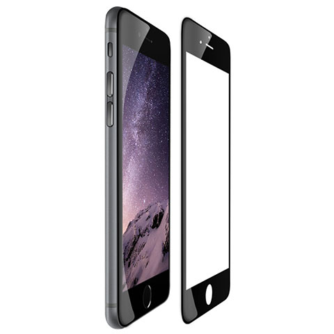 Apple iPhone 6S Plus用強化ガラス フル液晶保護フィルム F03 アップル ブラック