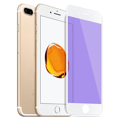 Apple iPhone 7 Plus用強化ガラス フル液晶保護フィルム F23 アップル ホワイト