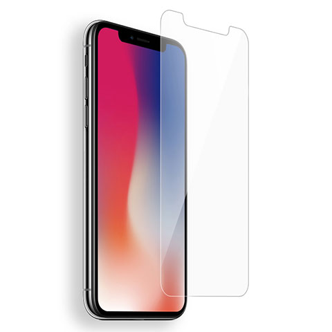 Apple iPhone X用強化ガラス 液晶保護フィルム T02 アップル クリア