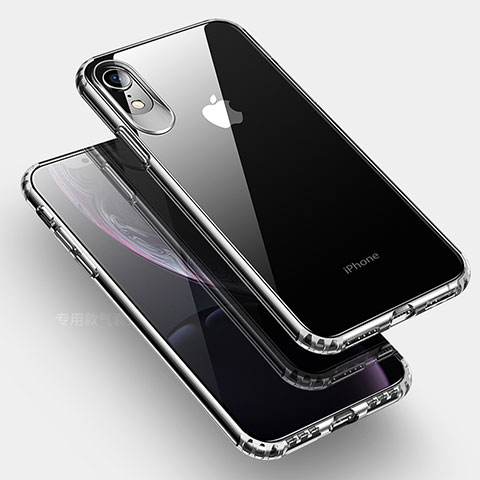 Apple iPhone XR用極薄ソフトケース シリコンケース 耐衝撃 全面保護 クリア透明 HC04 アップル クリア