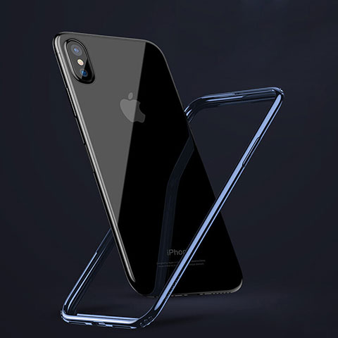 Apple iPhone Xs用バンパーケース Gel アップル ネイビー