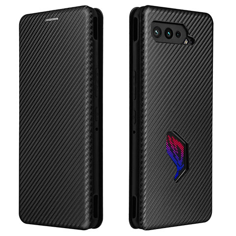 Asus ROG Phone 5 Pro用手帳型 レザーケース スタンド カバー L02Z Asus ブラック