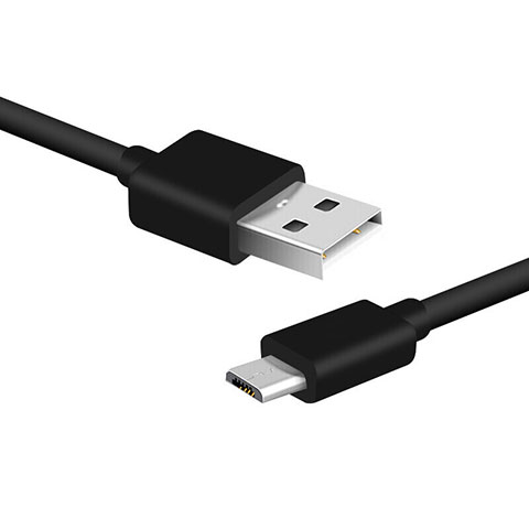 USB 2.0ケーブル 充電ケーブルAndroidユニバーサル A02 ブラック