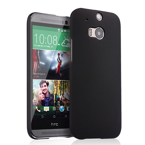 HTC One M8用ハードケース プラスチック 質感もマット HTC ブラック