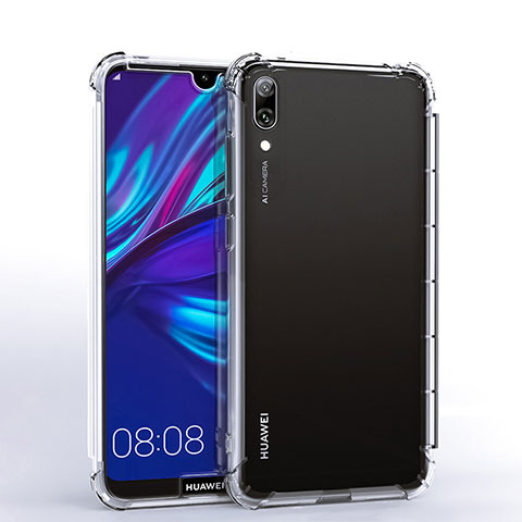 Huawei Enjoy 9用極薄ソフトケース シリコンケース 耐衝撃 全面保護 クリア透明 H02 ファーウェイ クリア