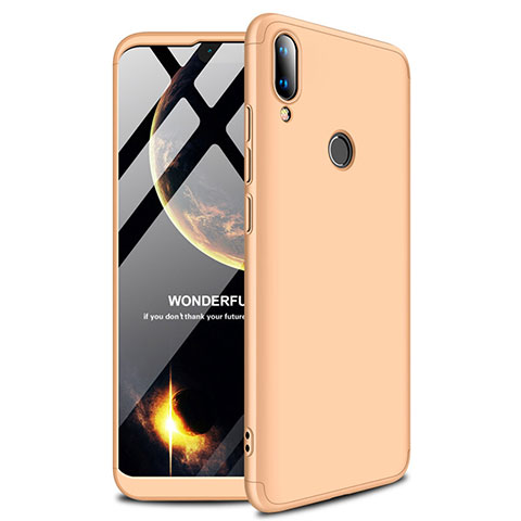 Huawei Enjoy 9 Plus用ハードケース プラスチック 質感もマット M01 ファーウェイ ゴールド