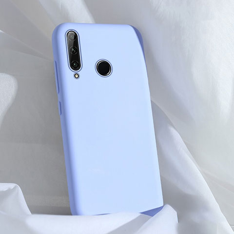 Huawei Honor 20E用360度 フルカバー極薄ソフトケース シリコンケース 耐衝撃 全面保護 バンパー C01 ファーウェイ ブルー