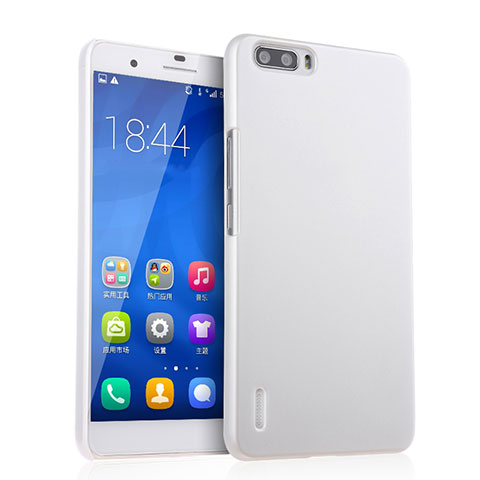 Huawei Honor 6 Plus用ハードケース プラスチック 質感もマット ファーウェイ ホワイト