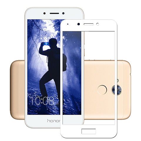 Huawei Honor 6A用強化ガラス フル液晶保護フィルム ファーウェイ ホワイト