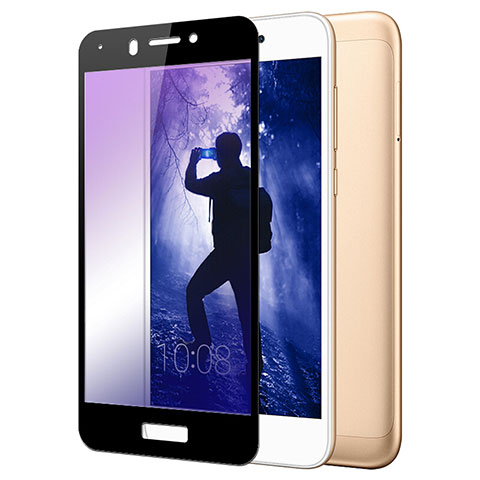 Huawei Honor 6A用強化ガラス フル液晶保護フィルム F01 ファーウェイ ブラック