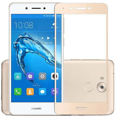 Huawei Honor 6C用強化ガラス フル液晶保護フィルム F02 ファーウェイ ゴールド