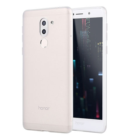 Huawei Honor 6X用極薄ソフトケース シリコンケース 耐衝撃 全面保護 S02 ファーウェイ ホワイト