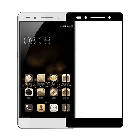 Huawei Honor 7用強化ガラス フル液晶保護フィルム ファーウェイ ブラック