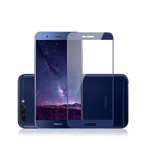 Huawei Honor 8 Pro用強化ガラス フル液晶保護フィルム ファーウェイ ネイビー