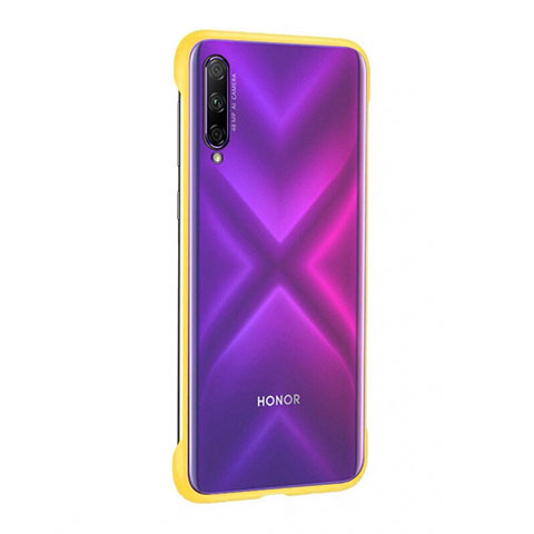 Huawei Honor 9X Pro用ハードカバー クリスタル クリア透明 H04 ファーウェイ イエロー