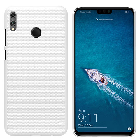 Huawei Honor V10 Lite用ハードケース プラスチック 質感もマット ファーウェイ ホワイト