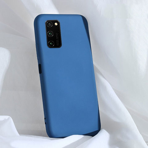 Huawei Honor V30 5G用360度 フルカバー極薄ソフトケース シリコンケース 耐衝撃 全面保護 バンパー C03 ファーウェイ ネイビー