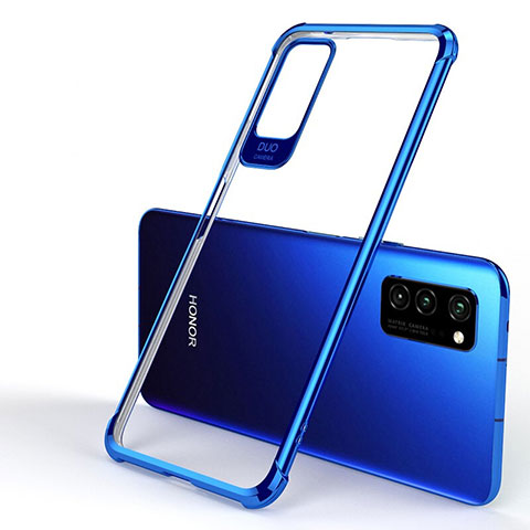 Huawei Honor V30 Pro 5G用極薄ソフトケース シリコンケース 耐衝撃 全面保護 クリア透明 H01 ファーウェイ ネイビー