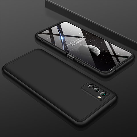 Huawei Honor V30 Pro 5G用ハードケース プラスチック 質感もマット 前面と背面 360度 フルカバー ファーウェイ ブラック