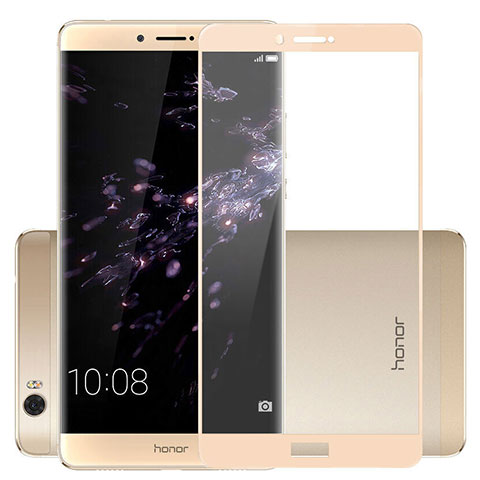 Huawei Honor V8 Max用強化ガラス フル液晶保護フィルム F03 ファーウェイ ゴールド