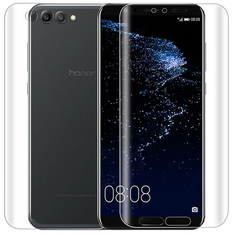 Huawei Honor View 10用強化ガラス 液晶保護フィルム 背面保護フィルム同梱 ファーウェイ クリア