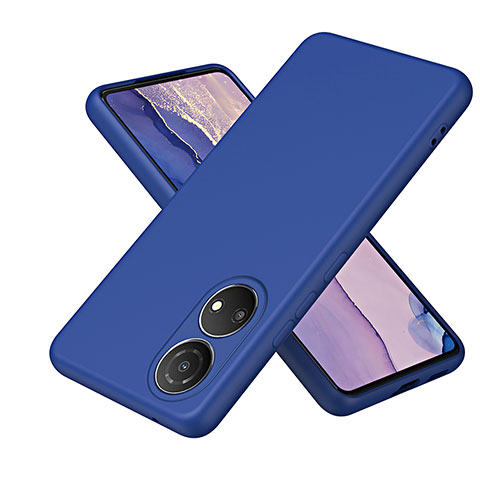 Huawei Honor X7用360度 フルカバー極薄ソフトケース シリコンケース 耐衝撃 全面保護 バンパー H01P ファーウェイ ネイビー