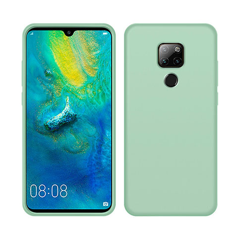 Huawei Mate 20 X 5G用360度 フルカバー極薄ソフトケース シリコンケース 耐衝撃 全面保護 バンパー C05 ファーウェイ グリーン