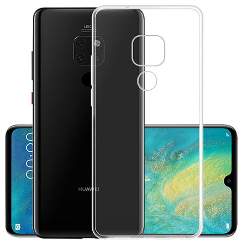 Huawei Mate 20 X 5G用極薄ソフトケース シリコンケース 耐衝撃 全面保護 クリア透明 K02 ファーウェイ クリア