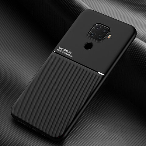 Huawei Mate 30 Lite用360度 フルカバー極薄ソフトケース シリコンケース 耐衝撃 全面保護 バンパー S01 ファーウェイ ブラック