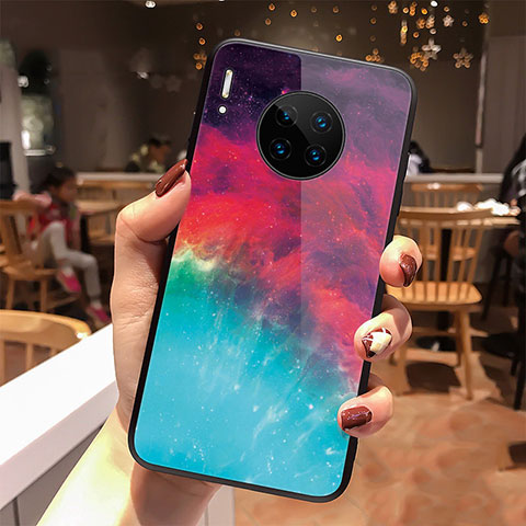 Huawei Mate 30 Pro 5G用ハイブリットバンパーケース プラスチック 星空 鏡面 カバー ファーウェイ マルチカラー