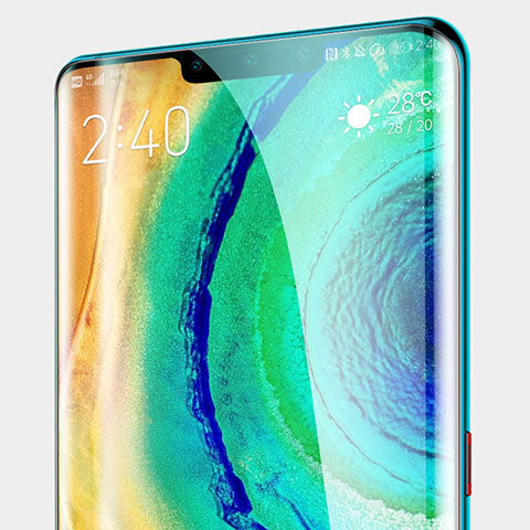 Huawei Mate 30 Pro用強化ガラス 液晶保護フィルム T02 ファーウェイ クリア