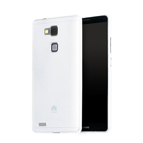 Huawei Mate 7用極薄ソフトケース シリコンケース 耐衝撃 全面保護 クリア透明 ファーウェイ クリア