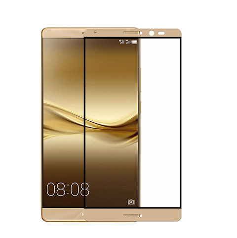 Huawei Mate 8用強化ガラス フル液晶保護フィルム ファーウェイ ゴールド