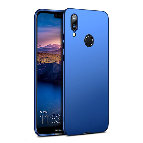 Huawei Nova 3e用ハードケース プラスチック 質感もマット ファーウェイ ネイビー