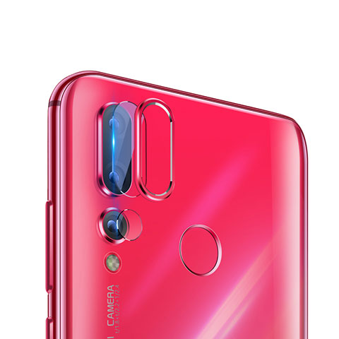 Huawei Nova 4用強化ガラス カメラプロテクター カメラレンズ 保護ガラスフイルム ファーウェイ レッド