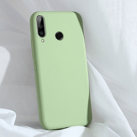 Huawei Nova 4e用360度 フルカバー極薄ソフトケース シリコンケース 耐衝撃 全面保護 バンパー C03 ファーウェイ グリーン