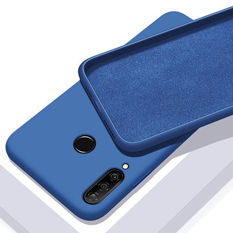 Huawei Nova 4e用360度 フルカバー極薄ソフトケース シリコンケース 耐衝撃 全面保護 バンパー C02 ファーウェイ ネイビー