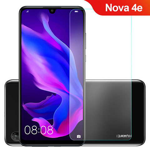 Huawei Nova 4e用強化ガラス 液晶保護フィルム ファーウェイ クリア