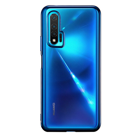 Huawei Nova 6 5G用極薄ソフトケース シリコンケース 耐衝撃 全面保護 クリア透明 S02 ファーウェイ ネイビー