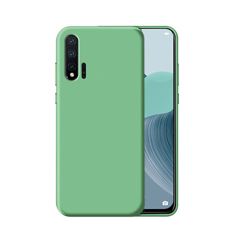 Huawei Nova 6用360度 フルカバー極薄ソフトケース シリコンケース 耐衝撃 全面保護 バンパー C04 ファーウェイ グリーン