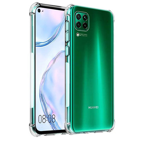 Huawei Nova 7i用極薄ソフトケース シリコンケース 耐衝撃 全面保護 クリア透明 K03 ファーウェイ クリア