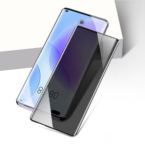 Huawei Nova 8 Pro 5G用反スパイ 強化ガラス 液晶保護フィルム M01 ファーウェイ クリア