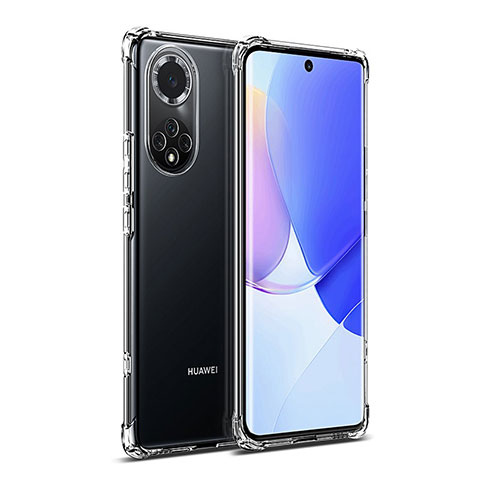 Huawei Nova 9用極薄ソフトケース シリコンケース 耐衝撃 全面保護 クリア透明 T05 ファーウェイ クリア