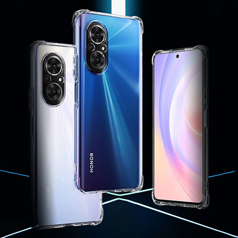 Huawei Nova 9 SE用極薄ソフトケース シリコンケース 耐衝撃 全面保護 クリア透明 T04 ファーウェイ クリア