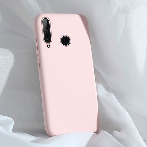 Huawei P Smart+ Plus (2019)用360度 フルカバー極薄ソフトケース シリコンケース 耐衝撃 全面保護 バンパー C01 ファーウェイ ピンク