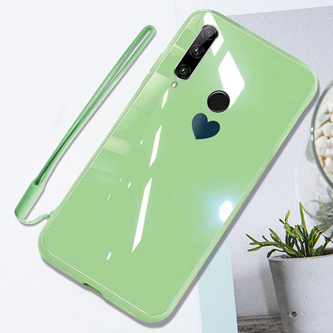 Huawei P Smart+ Plus (2019)用ハイブリットバンパーケース プラスチック 鏡面 カバー T01 ファーウェイ グリーン