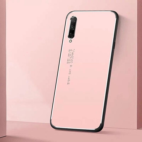 Huawei P Smart Pro (2019)用ケース 高級感 手触り良い アルミメタル 製の金属製 カバー M01 ファーウェイ ピンク